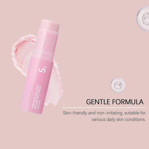 (2pcs) PDRN Pink Collagen Volume Multi Balm Anti-Aging Care For Under-Eyes Neck Forehead Smile Lines Lip Care.