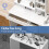 ALFORDSON Dressing Table Makeup Mirror Vanity LED Lighting Bedroom 5