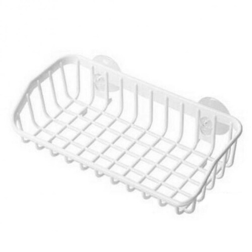 (Green) Double Suction Cup Drain Storage Rack 1