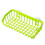 (Blue) Double Suction Cup Drain Storage Rack 3
