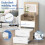 ALFORDSON Dressing Table Makeup Mirror Vanity LED Lighting Bedroom 4