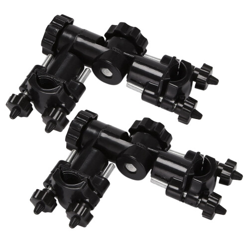2X Support de PêChe Universel pour Parasol Chaise de PêChe Support de Parapluie à Réglage Rapide