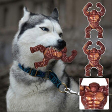 Teeth Cleaning Dog Toy Gorilla Shape Dog Chew Toy Bite-resistant Teeth Grinding