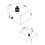 Wooden wall hanging bedside table Usal XL 60cm 3