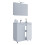 3 pcs. washroom washbasin Badinos SC White 2