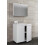 3 pcs. washroom washbasin Badinos SC White 4