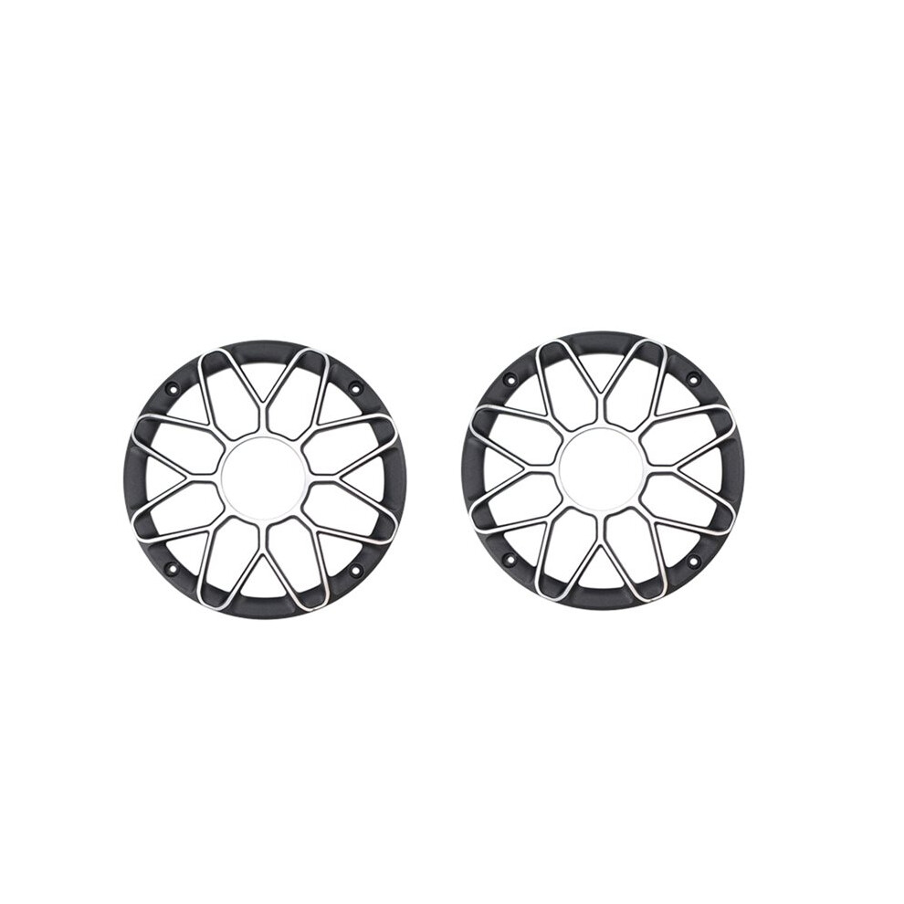 2Pcs Aluminum 6.5 Inch Subwoofer Horn Cover Motorboat Car Speaker Enclosure Audio Grill Mesh Woofer Protective Cover 6032956437450