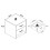 Wooden bedside table drawer Boxal Mini 8