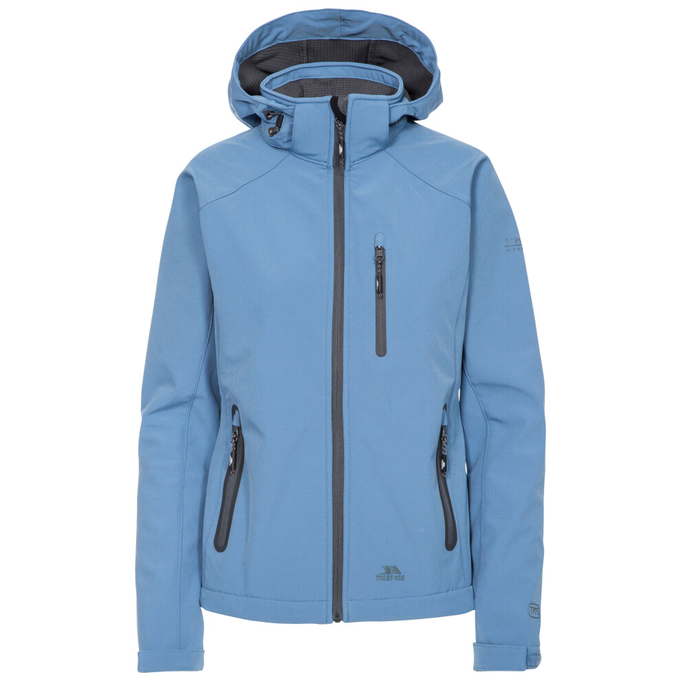 Trespass (10, Denim Blue) Womens Softshell Jacket - Bela Ii