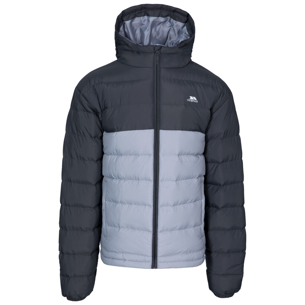 Trespass (Xxs, Carbon) Mens Padded Jacket - Oskar
