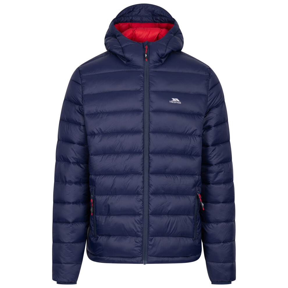 Trespass (S, Navy) Mens Quilted Casual Jacket - Mikey Blue