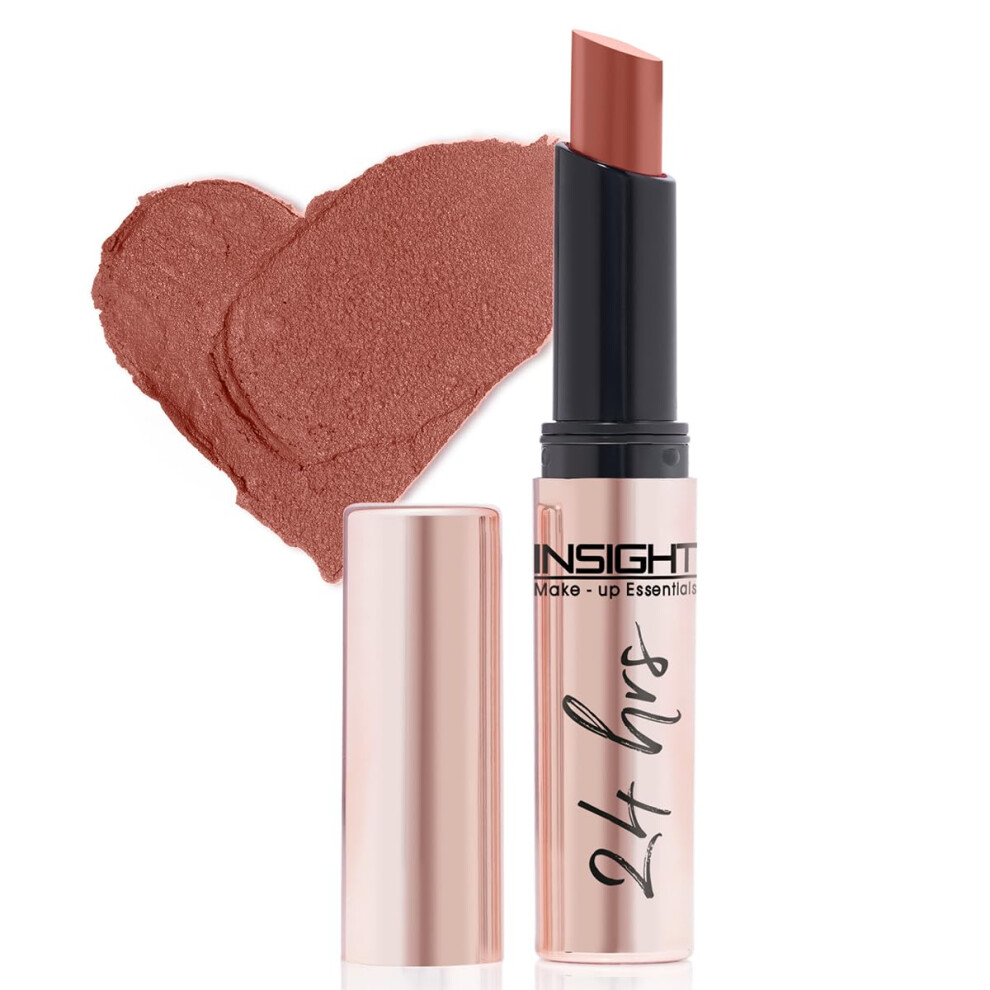 Insight 24 Hrs Non-Transfer Matte Lipstick | Lightweight, Highly Pigmented, Long Wear | Kiss Proof & Smudge Proof | With Vitamin E & Jojoba Oil | Vega