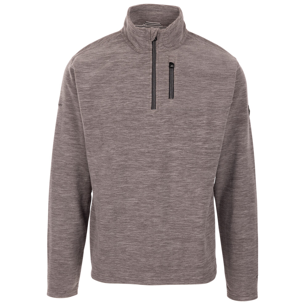 Trespass (M, Grey Marl) Mens Fleece Top - Farnworth