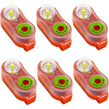 6pcs Life Jacket Light Emergency Signal Light Locator Life Saving Signal Light -Efficient Waterproof Portable