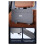 Premium Backseat Organizer with Foldable Tray, Dual Cup Holders, and Large Storage 4