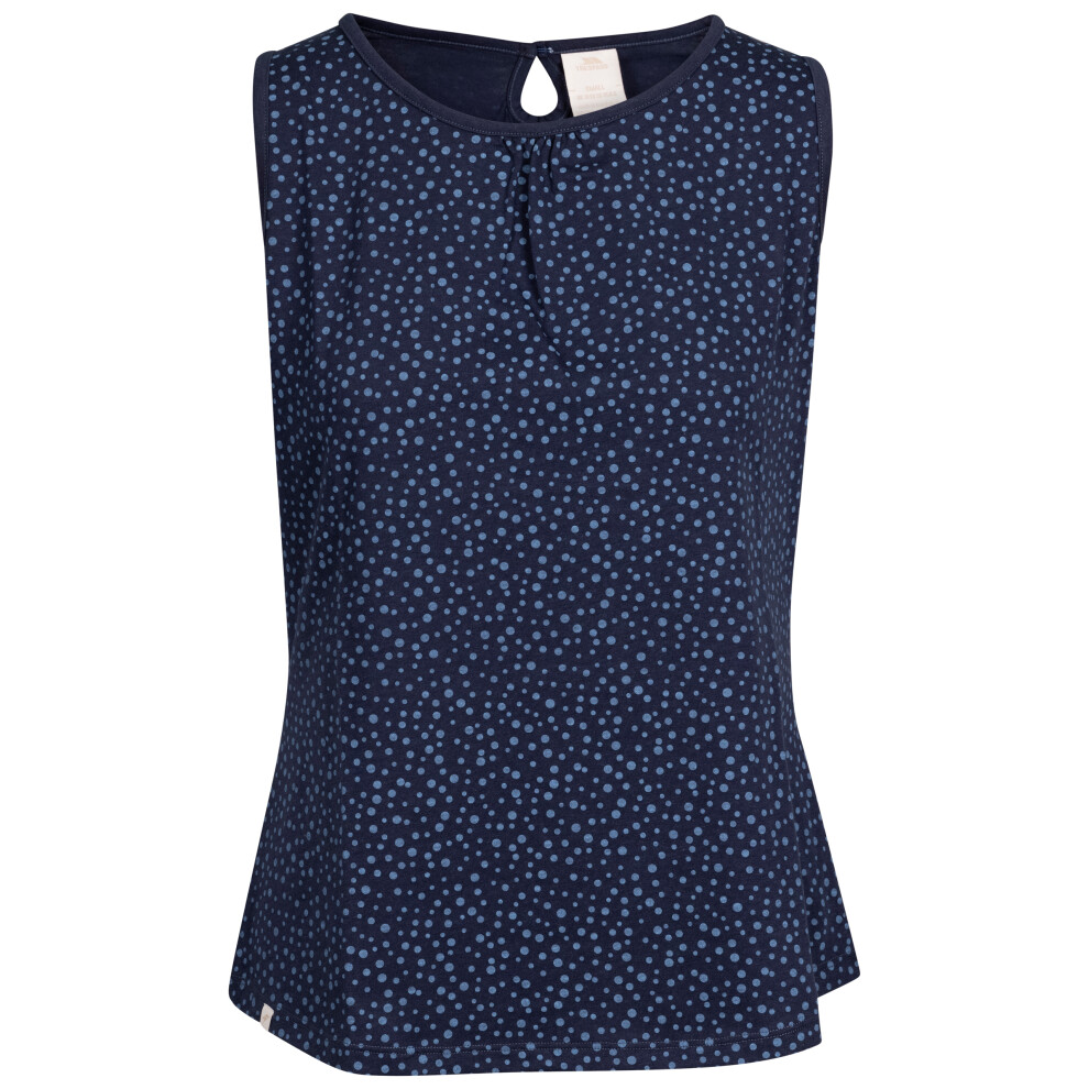 Trespass (12, Navy Spot) Womens Casual Striped Vest Top - Kelly Blue