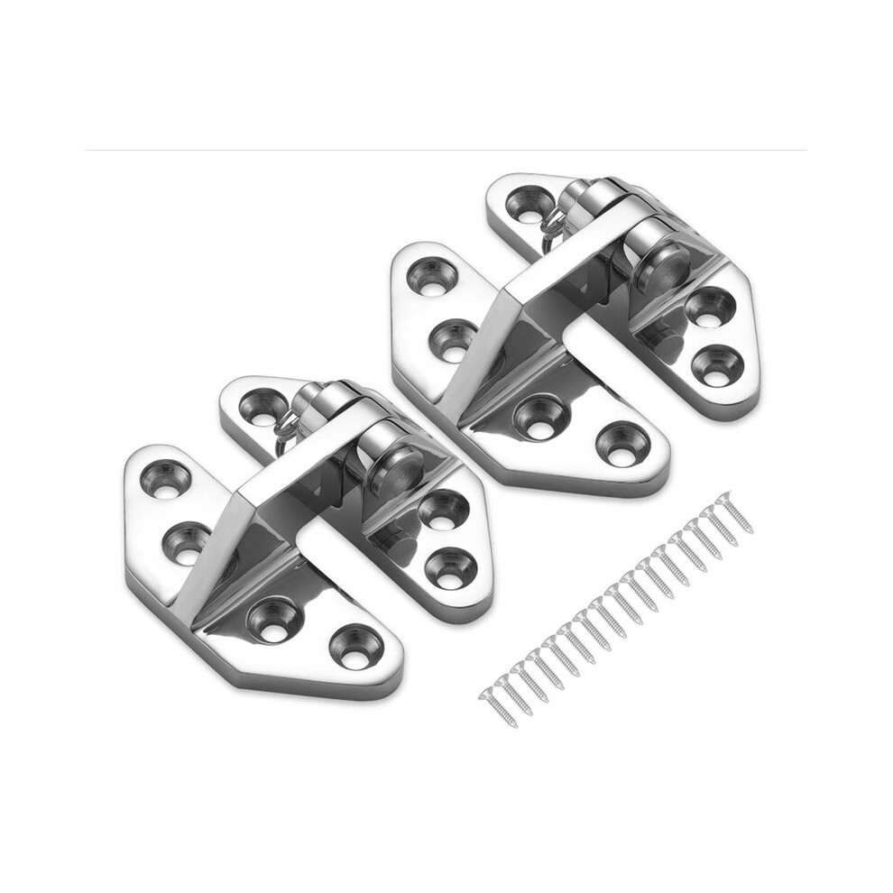 Heavy Duty Long Reach Hinge Marine Boat Hatch Hinges 316 Stainless Steel Sturdy Deck Cabinet Door Hinges 2.87 X 2.6" 4711376915268