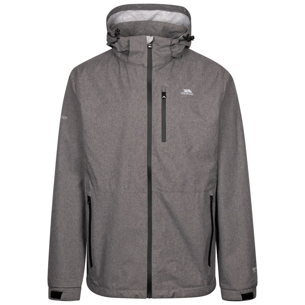 Trespass (Xs, Grey Marl) Men's Waterproof Jacket - Farlesthorpe
