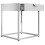 (Matt, Modern/Contemporary) Metal bedside table side table Flokas S 2