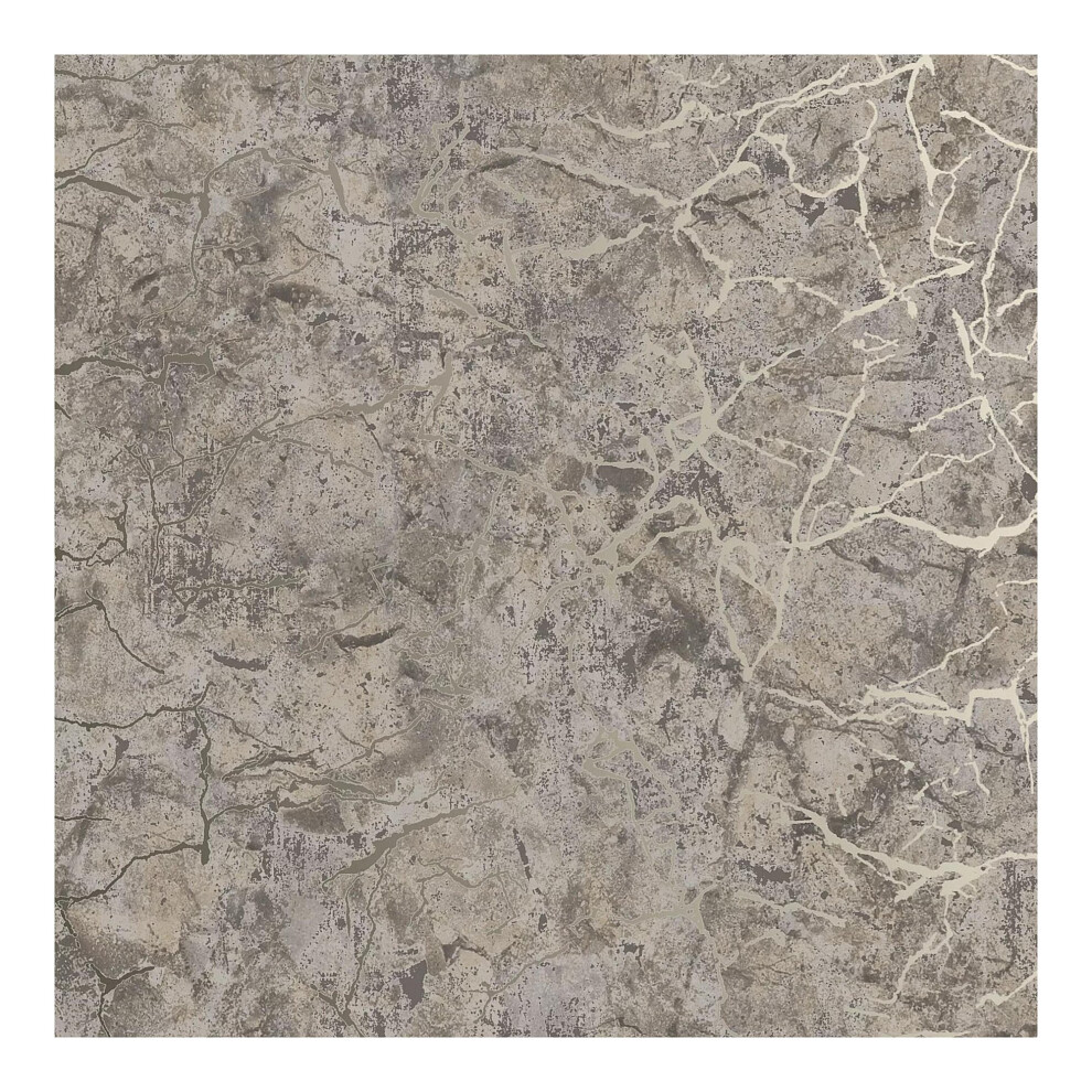 Boutique Carrara Textured Plain Taupe Wallpaper 5011583590975