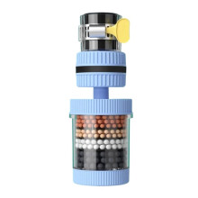 Nouveau Filtre à Eau Rotatif à 360 pour Robinet de Cuisine Domestique: Purificateur D'Eau avec Cartouche Filtrante à Charbon Actif B