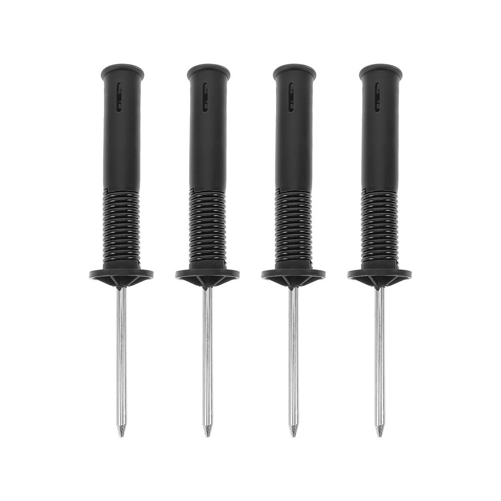 Photos - Basketball 4pcs Soccer Corner Flag Spring Base Football Flag Pole Ground Stakes Soccer Training Agility Poles Ground Pegs