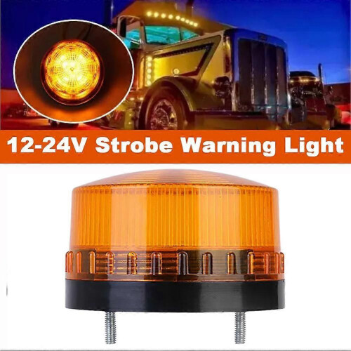 (White3) Car Strobe Light Emergency Car Rotating Traffice Indication Car Flash Beacon