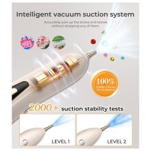 Elektrischer Diamantmalstift mit Display, Kabelloses Diamantmalwerkzeug, Ergonomisches Stiftgriffdesign, Diamantmalwerkzeug-Sets