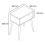 (Matt, Modern/Contemporary) Wooden side table bedside table Singol M 4