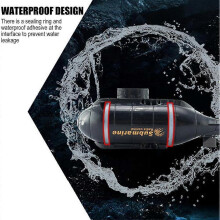 (Black) Great for Elegant Compact Model Premium Submarine Long-lasting Mini Wireless Outdoor Toy Chic Remote-Controlled
