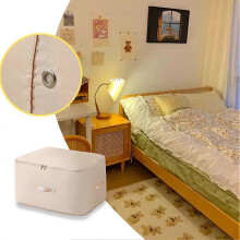 (Green L, Apricot XL) Space Saving Self Compression Organizer Compression Duvet Storage Bag