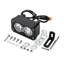 3-Pin-LED-Scheinwerfer-Upgrade-Kit für Ridstar Q20/Q20 Lite/Q20 Pro Elektrofahrräder mit Halterung für Frontlicht