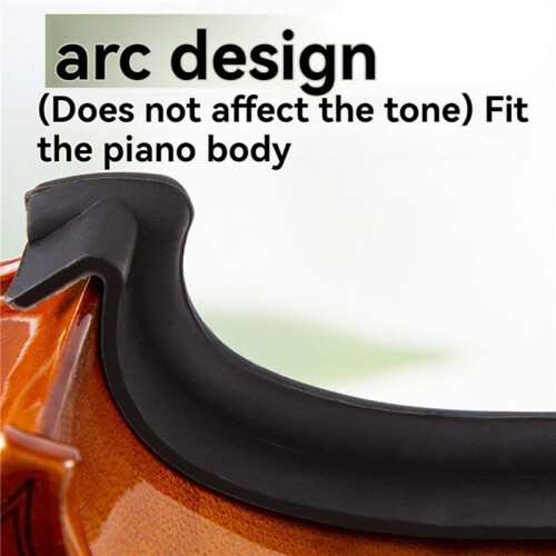 2X C Clip Protector, Violin Protective Sleeve Rubber C Clip Protector Side Panel Cover Clip Violin Replacement Accessory 2