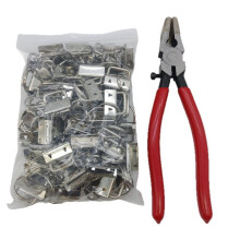 60 Conjuntos de Parafusos para Chaveiro de 1 Polegada com 1 Alicate para Chaveiro, Alicate de Corte com Mandíbulas, Perfeito para Instalação de