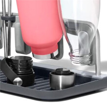 Bottle Drying Rack Multifunctional Wall-Mounted Double-Layer Water Cup Cup Tea Set Storage Drain Rack Water