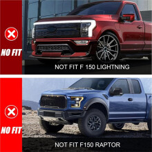 Front Bumper Grille for  F150 2024 2025 Front Lower Center Bumper Cover Mesh Grill Trim Accessories