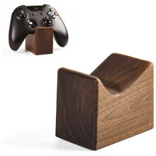 Gamecontrollerhouder, Walnoothouten Controllerhouder met Cadeautjes voor Gamers, Gamingaccessoires voor op Je Bureau
