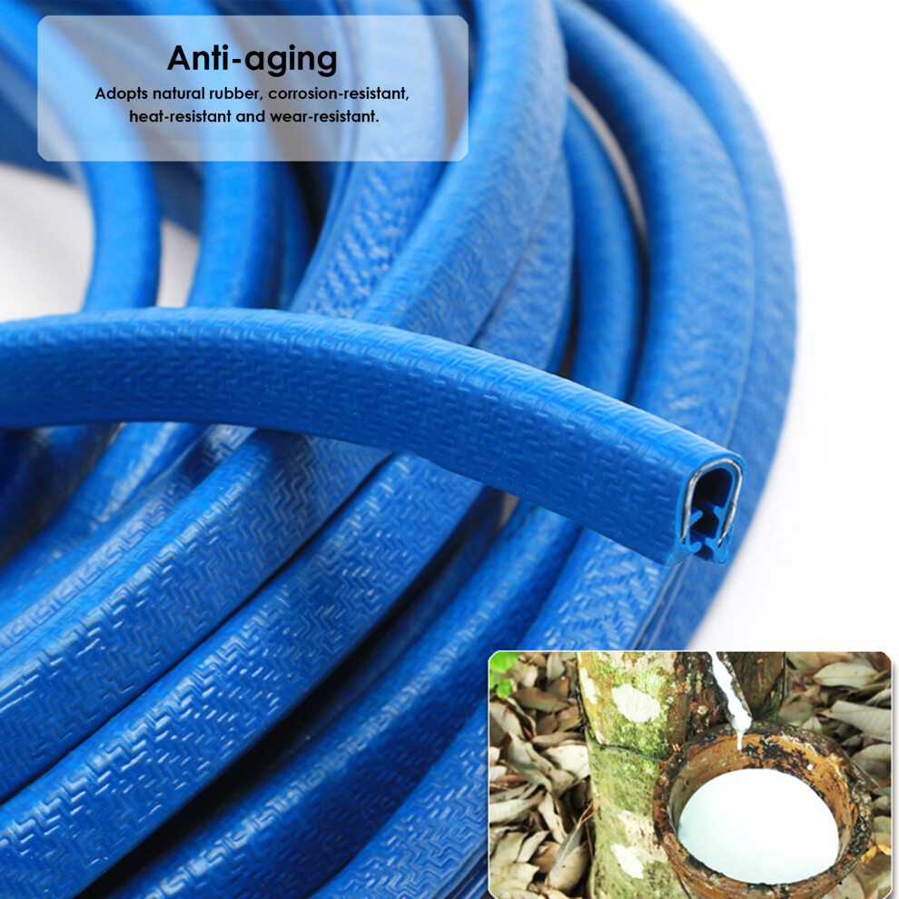 5M Car Door Edge Rubber Guard U-Shape 7293282924437