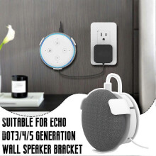 (1pcs, 130 light skin color) Wall Mount Holder for Echo Dot 3/4/5 Generation Smart Home Speakers