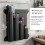 Cable Tie Organizer Holder with Screws, Metal Zip Tie Storage Container for Trailer, Workshop, Tool Box, Garage White 1