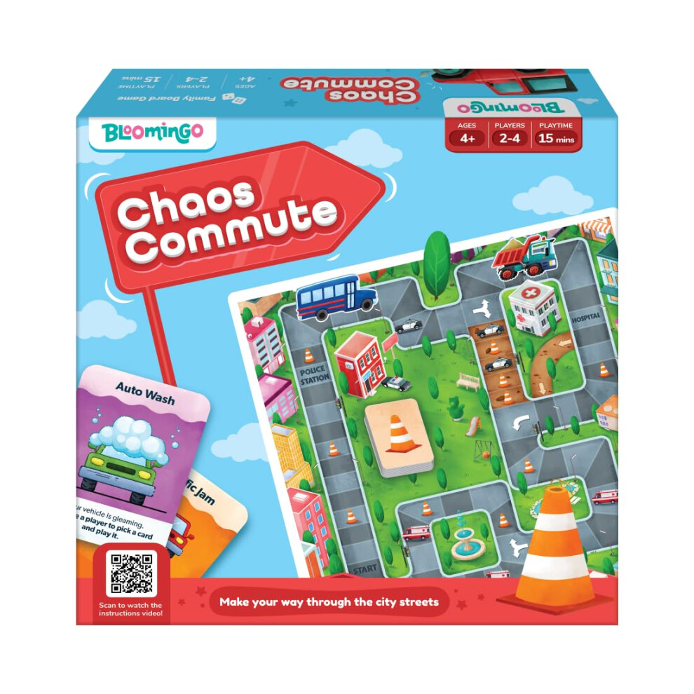 Photos - Board Game Bloomingo Chaos Commute Strategy  - Exciting Family Time | Gift For Kids | Develop Planning, Decision-, Problem-So