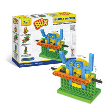 Blix Build-A-Machine Kit STEM Per Bambini 5+, Gioco Educativo per Movimenti Meccanici