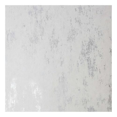 Fresco White/Silver Distressed Texture Wallpaper