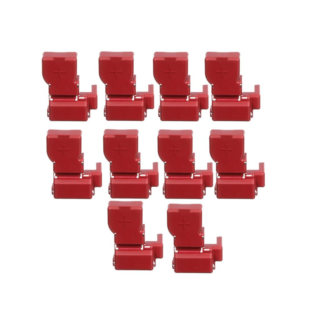 10Pcs Car Positive Terminal Battery Cover Fuse Cap 24345-7992A 2434579912 For Altima Juke Rogue Sentra Versa Note 4711053396724