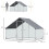 Poulailler de jardin avec structure galvanisée, bâche imperméable et grillage hexagonal 5
