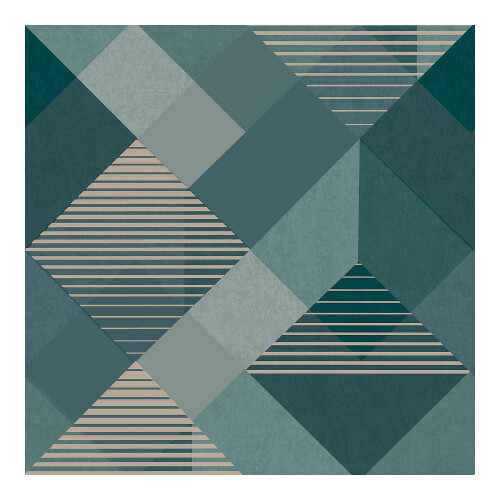 Superfresco Easy Superfresco Easy Kaleidoscope Geometric Emerald Wallpaper