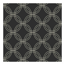 Superfresco Easy Serpentine Geometric Black Wallpaper