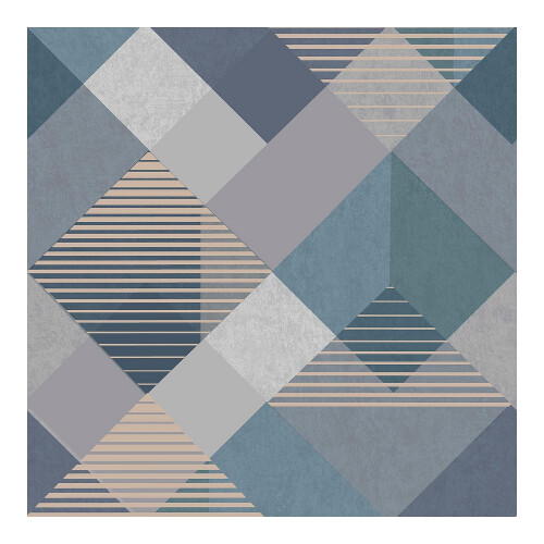 Superfresco Easy Superfresco Easy Kaleidoscope Geometric Denim Wallpaper