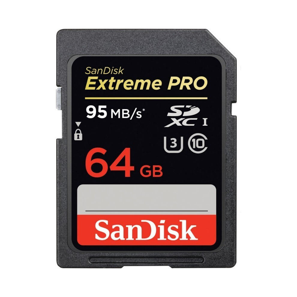 Sandisk Extreme Pro 64Gb 95Mb/S Sdxc Class 10 Sd Card