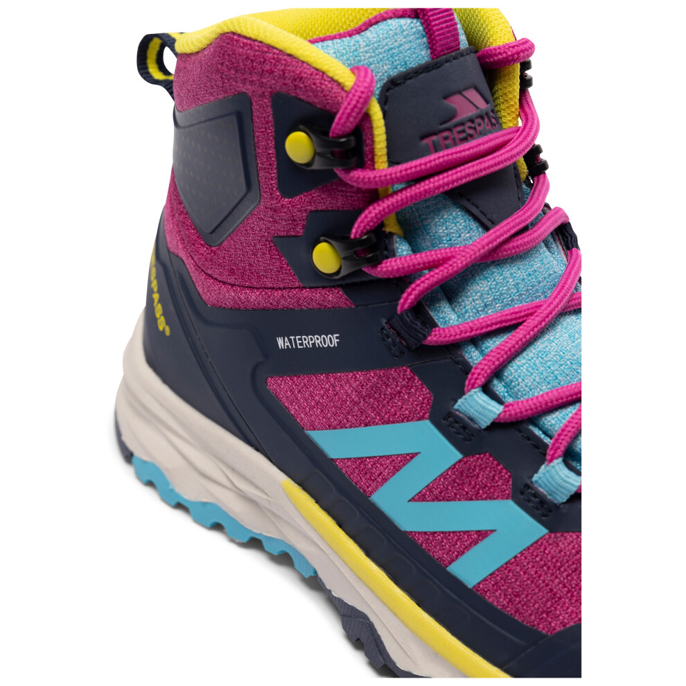 Trespass (5, ) Kids Walking Waterproof Boots - Pip Fuchsia